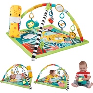 Fisher-Price Baby Playmat 3-in-1 Rainforest Sensory Gym with Music & Lights