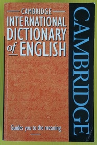 CAMBRIDGE INTERNATIONAL DICTIONARY of ENGLISH