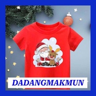 (RBH11) Kaos Unisex anak / kaos natal anak Merry Christmas (04