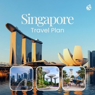 🇸🇬 SINGAPORE | 4D3N Travel Plan | Travel Itinerary | Printable PDF Itinerary - Simple and Easy to Fo
