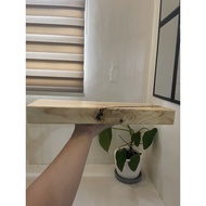 ♞,♘,♙14 inch wood plank palochina wood organizer shelf display