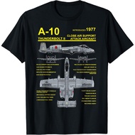 Kids T-Shirt A-10 Thunderbolt II Warthog Military Jet Blueprint T-Shirt