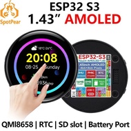 Waveshare ESP32-S3 1.43inch AMOLED Display Development Board 466×466 QSPI Interface Round Display