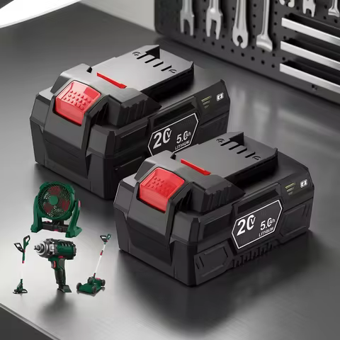 20V 5Ah Battery Li-ion For Parkside X-20V Power Tool Replacement For Lawn Mower/Chainsaw/Drill For P