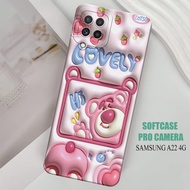 HP Latest SAMSUNG A22 4G Case - SAMSUNG A22 4G - SAMSUNG A22 4G Softcase - Pro Camera Softcase - Cas