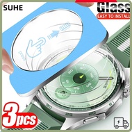 SUHE 3Pcs Tempered Glass Films, With Alignment Tool Easy Install Kit Screen Protector, Anti-Scratch 