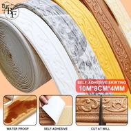 10M 3D Waterproof Wall Border Adhesive Foam Tiles Sticker Peel and Stick  Wallpaper Board for Home Decor