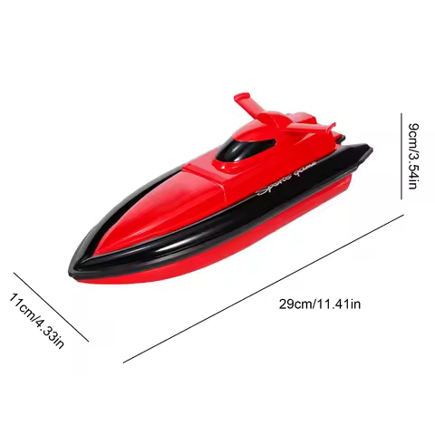 2.4G RC Boat 800 Remote Control Boats 2.4G 20km/h RC Boat RC Gift for Kids Adults Boys Girls with Ba
