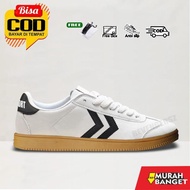 Gum White Shoes [Free Socks] Men's and Women's Sneakers Work Shoes Fashion Sneakers Quality Material
