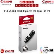 Canon Genuine - PGI-750BK Black Pigment Ink Tank -15 ml - 100% Original Canon Product - IX6770 IX687