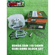 MTK HONDA XRM 110 54MM SEMI DOME PISTON CYLINDER BLOCK SET