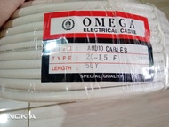 Kabel Listrik Tembaga Omega NYM 2x1.5 50m kabel kawat kabel lidi kabel tunggal kabel instalasi listr