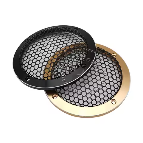 For 3" Inch 92mm Speaker Grill Conversion Net Cover Car Audio Decorative Circle Full Metal Mesh Gril