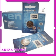 Renata CR2032 CR-2032 CR 2032 RENATA 2032 Original Baterai Jam Tangan