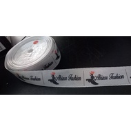 Satin label / label clothing label hijab label