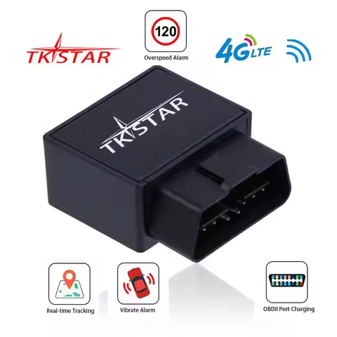 TKSTAR 4G Mini TK816 GPS Tracker For Car 16PIN Real-Time Tracking Anti-Theft Multiple Alarms Free AP