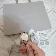 買1萬1附發票Calvin Klein手錶 CK LIGHT系列女生手鏈精鋼石英錶時尚潮流玫瑰金女錶K6L2S616#24母親節