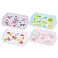 Sanrio 日本正版 膠碟 迷你托盤 (Fruit) Kuromi 可羅米 My Melody Hello Kitty Cinnamoroll 玉桂狗