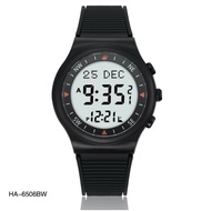 Al-harameen AZAN SPORT WATCH HA-6506BW JAM TANGAN SUKAN AZAN Al-harameen