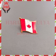 Canada Flag Pin Canada Flag Pin Flag Pin - Harapan Mulya