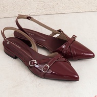 MERAH LAPEPA YUK - NOA Flat Shoes PremiumWanita 2 cm Heel SIze 36 - 40 Latest Casual Women's Flatsho