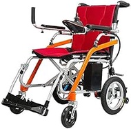 Fashionable Simplicity Electric Wheelchair Can Board The Plane Breathable Seat Cushion Lightweight Folding Wheelchair Disabled Elderly Electric Four-Wheeled Scooter