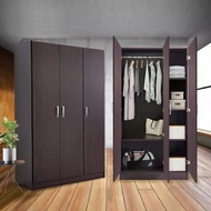 3 Door / 2 Door Camille Espresso / Water Resistant Wooden Wardrobe Cabinet / Almari Baju / Kabinet Baju - 3 ft / 3 Door