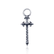 ake A La Carte Prophet's Calibur Braided Charm-GM 925 Sterling Silver Pendant Cross Sword Pattern 20