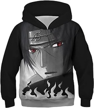 Unisex Boy Girl anime Hoodies for Kids 3d Print Graphic Sweatshirts Pullover with Pocket for 5-14 Years
