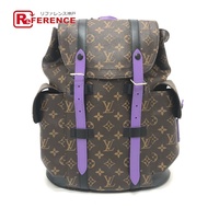 LOUIS VUITTONRFIC Monogram Macassar Christopher PM 雙肩包