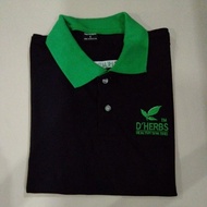 Dherbs exclusive collar T shirt S size/ baju uniform Dherbs