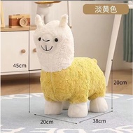 Cute Alpaca stool, adorable animal-shaped stool for babies