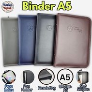 A5 Binder / A5 Leather Binder / A5 Zipper Binder / Leather Binder / A5 Notebook / Topla