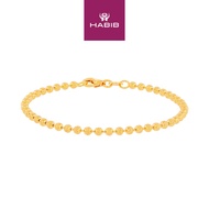 HABIB BEADS PLANET | Oro Italia 916 Yellow Gold Bracelet GW49830324(250) (22K Gold)