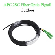 Fiber Optic Pigtail APC 2SC Optical Cable 2-Core Single-mode Simplex Indoor Patch Cord Wire 3M/10M/20M/30M/40M/50M