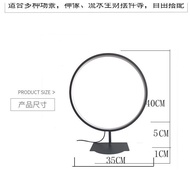 Buddhist Shrine Light Ring Flowing Water Making Money Ornaments Light Ring Round led Light Ring Back