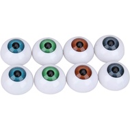 HEALLILY Halloween Props 8pcs Halloween Eyes Scary Eyes,Plastic Eyes Eyeball for Halloween Craft Pla