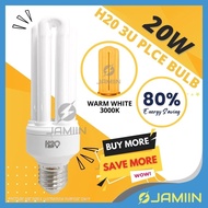 SUPER SELL H20 20W E27 Energy Saving PLCE 3U Bulb 3000K Warm White Compact Fluorescent Lamp Light Bu