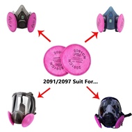 Dust Mask AccessoryCarpenter Painting Spray Industry 2091/2097 Particulate Filter P100 For 3m 6200 6