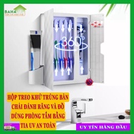 HANGING BOX FOR DISINFECTING TOOTHBRUSH AND BATHROOM SUPPLIES WITH SAFE UV Rays "BAHAMAR" UV rays in