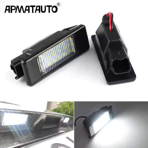 2Pcs LED License Number Plate Light Lamp For Mercedes-Benz Sprinter W906 VITO W639 VIANO W639 2003-2