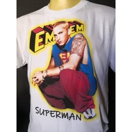 เสื้อวงนำเข้า Eminem Superman 8Mile Rapper Hiphop B-Boy MC Hip-Hop Hiphop Rap Skate Style Vintage ทุ