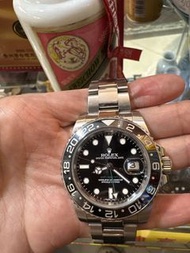 Rolex 勞力士 GMT-Master II「綠針黑灰圈」