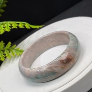 藍綠珊瑚玉手鐲 58MM 高瓷玉化 檸檬片鳳尾紋 靈性好運 祥瑞富足