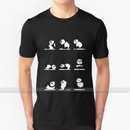 Panda Yoga For Men Women T Shirt Print Top Tees 100% Cotton Cool T - Shirts S - 6xl Panda Yoga XS-6XL