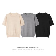 Old money old money old money StyleIce Silk Knitted FabricBreathable ComfortableMen Lapel Short Slee