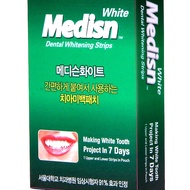 【Medisn White】Korean Brightening Dental Patch 14P Smile Care Oral Strip 1 Box