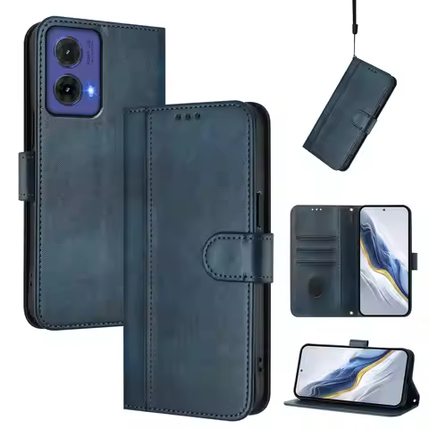 For Motorola Moto G85 G75 G55 G35 G15 G05 G84 G64Y G34 G24 G14 G04S G54 5G Luxury Magnetic Flip Case
