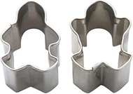 Tiger Crown 1300 Cookie Cutter, Silver, 1.0 x 1.3 x 1.2 inches (26 x 34 x 31 mm), Ginger Snap Cookie