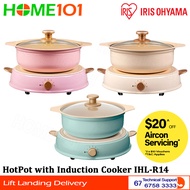 Iris Ohyama Ceramic Hotpot with induction Cooker 2000W IHL-R14
